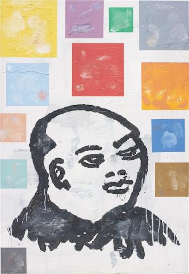 Abstract Painting with Head #3 by Donald Baechler