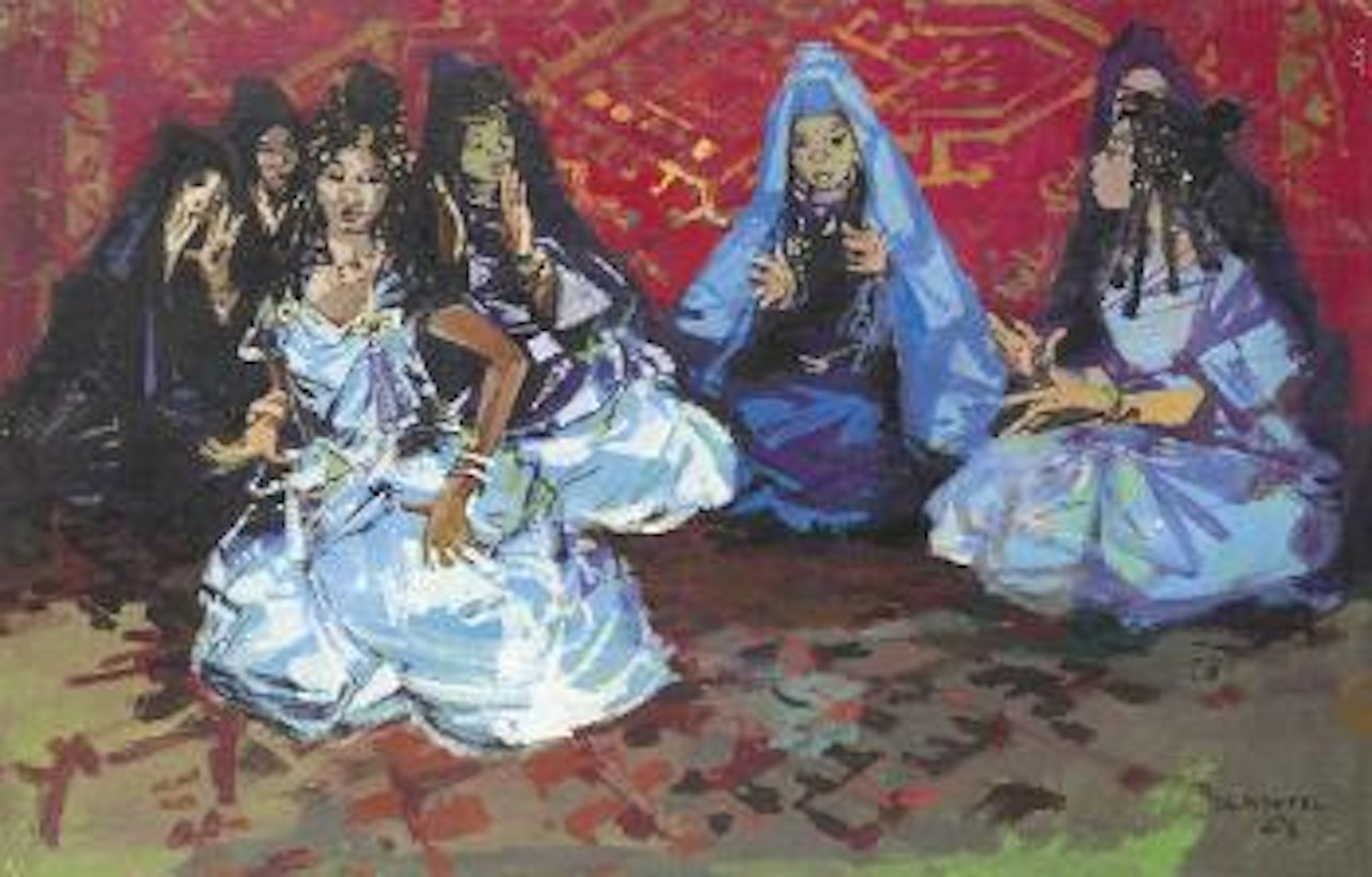 Danseuses de Guédra by Jean Gaston Mantel