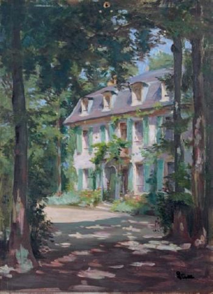La maison au fond du jardin by Maximilien Luce