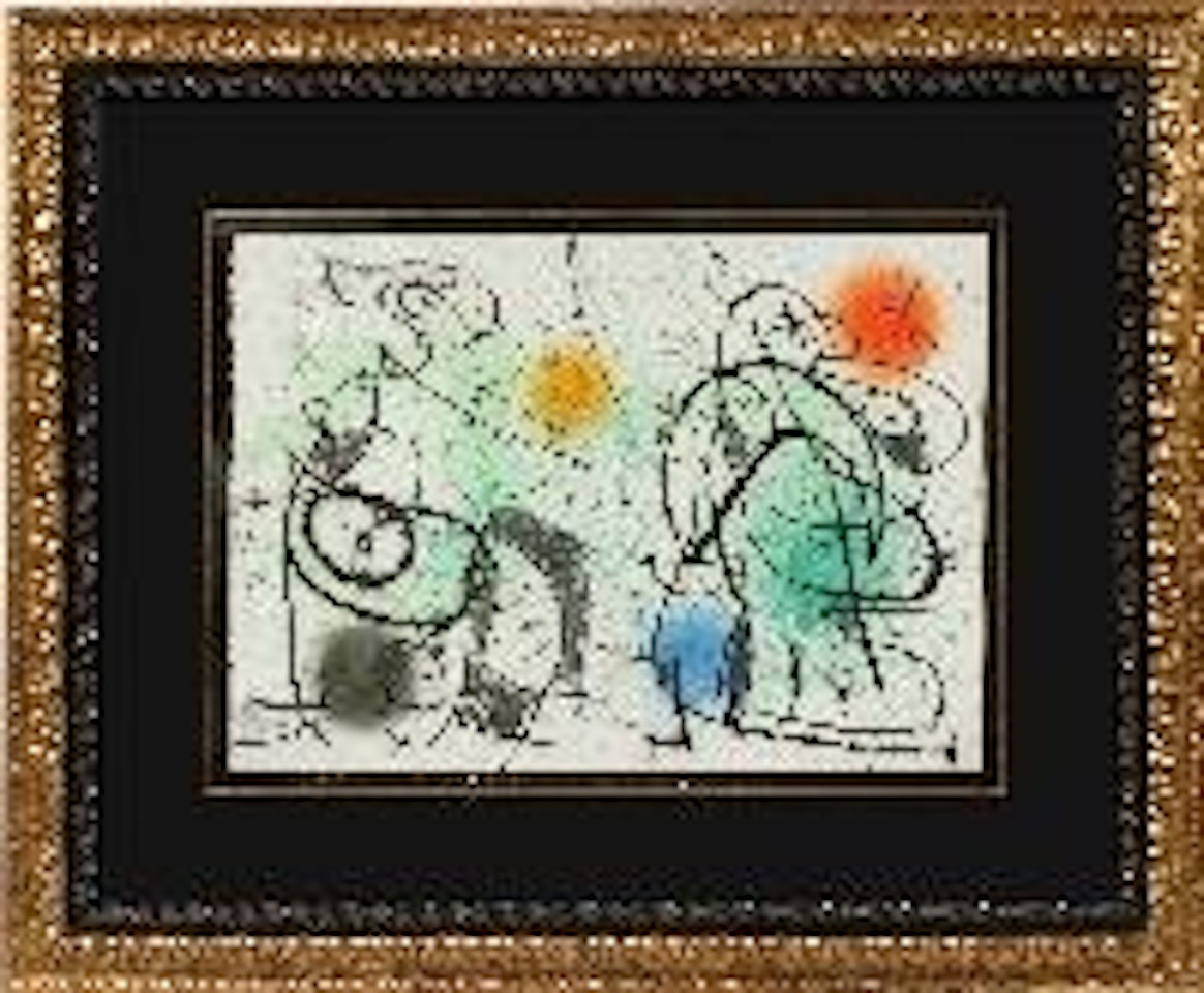Le courtesan grotesque by Joan Miró