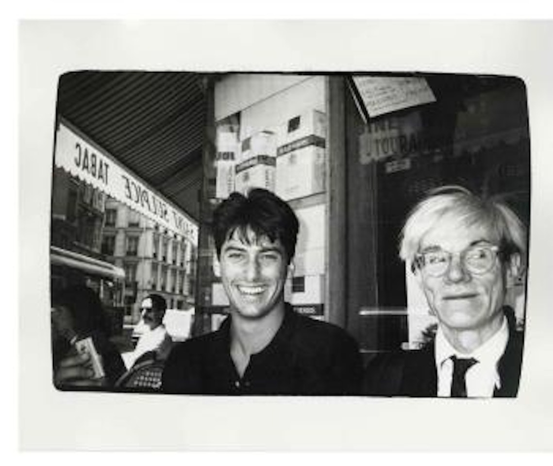 Andy Warhol and friend in Paris by Andy Warhol