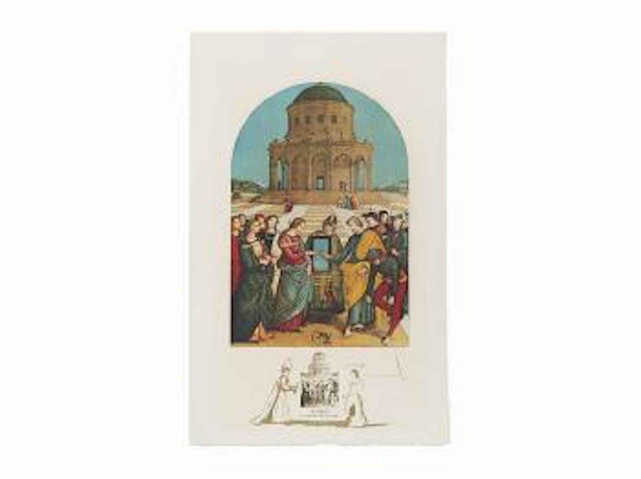 Raphael: Le Mariage De La Vierge by Salvador Dali
