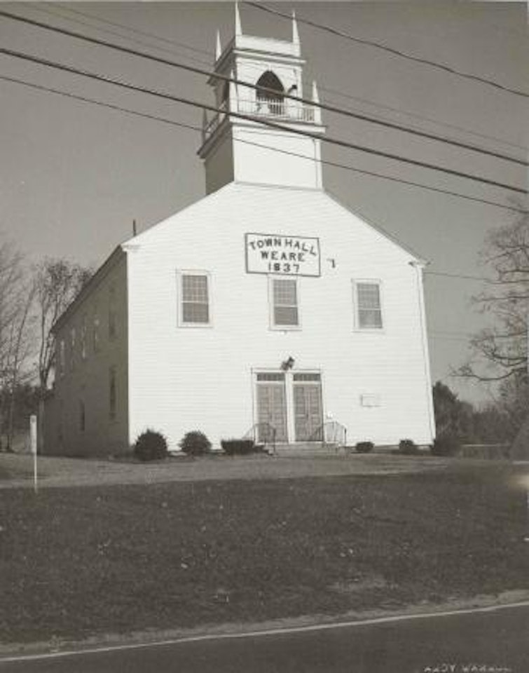 Weare town hall by Andy Warhol