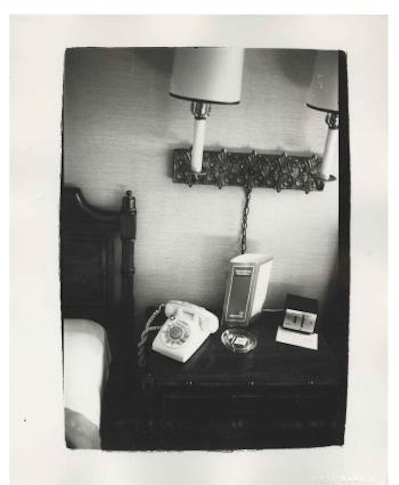 Sheraton Hotel bedside table by Andy Warhol