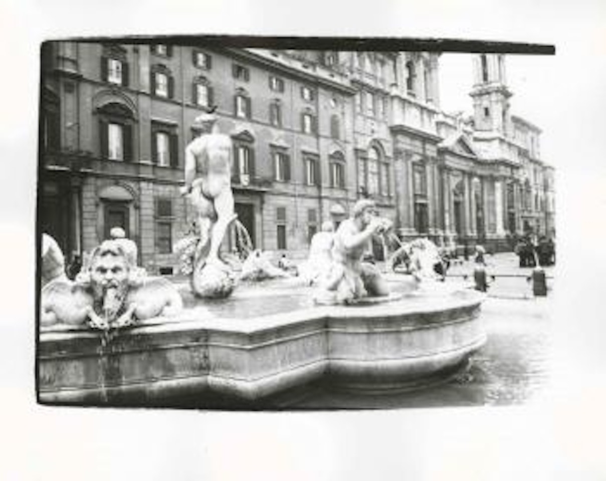Fountain of the Moor, Piazza Navona by Andy Warhol
