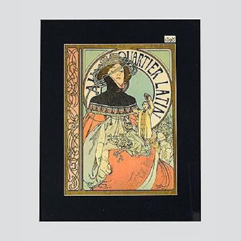 Au Quartier Latin by Alphonse Mucha