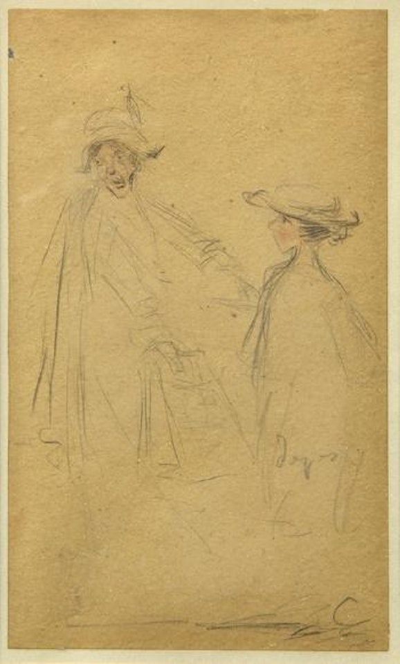 Study of Two Women by Edgar Degas