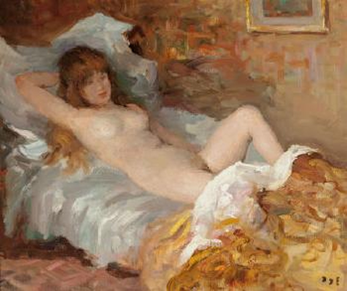 Le repos de Claudine by Marcel Dyf