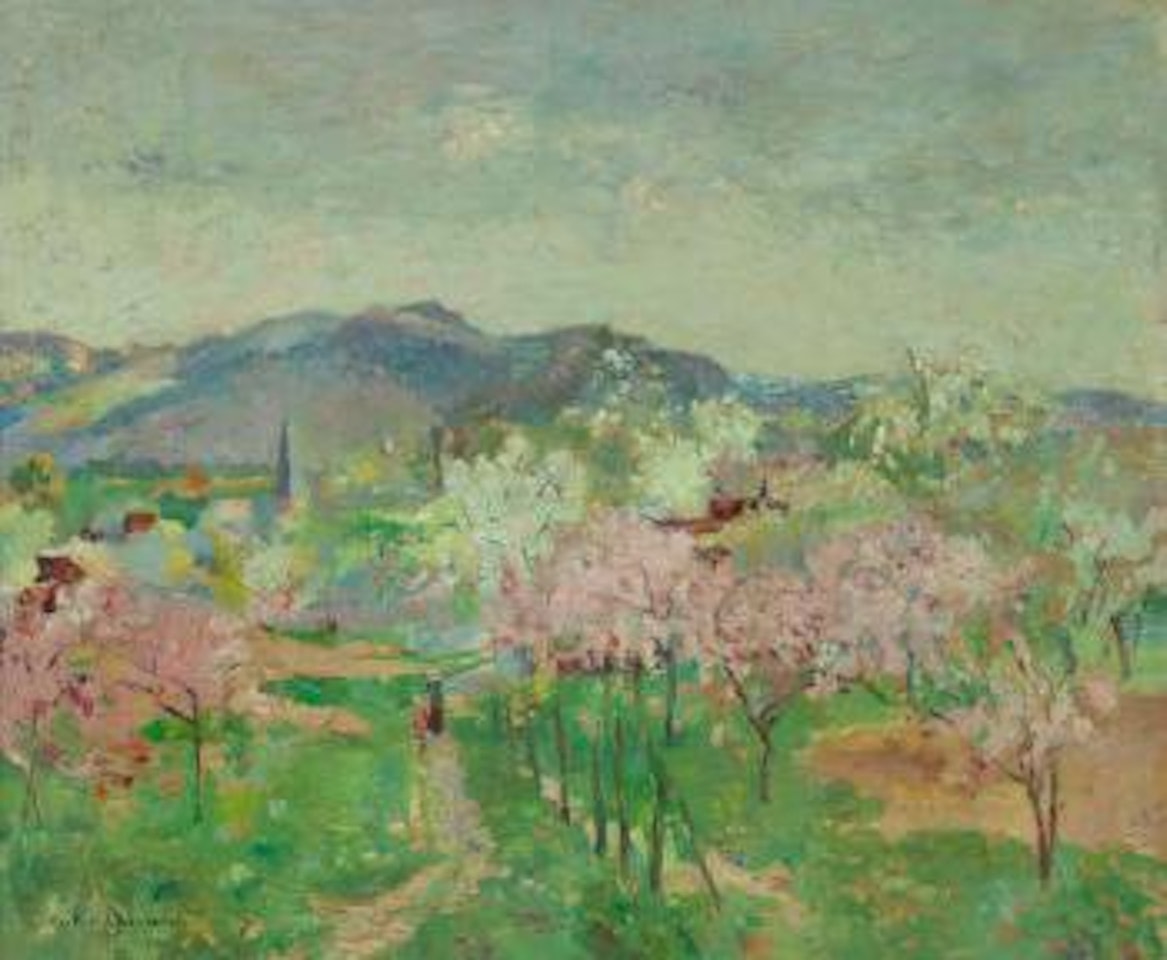 Orchard in Bloom by Victor Charreton