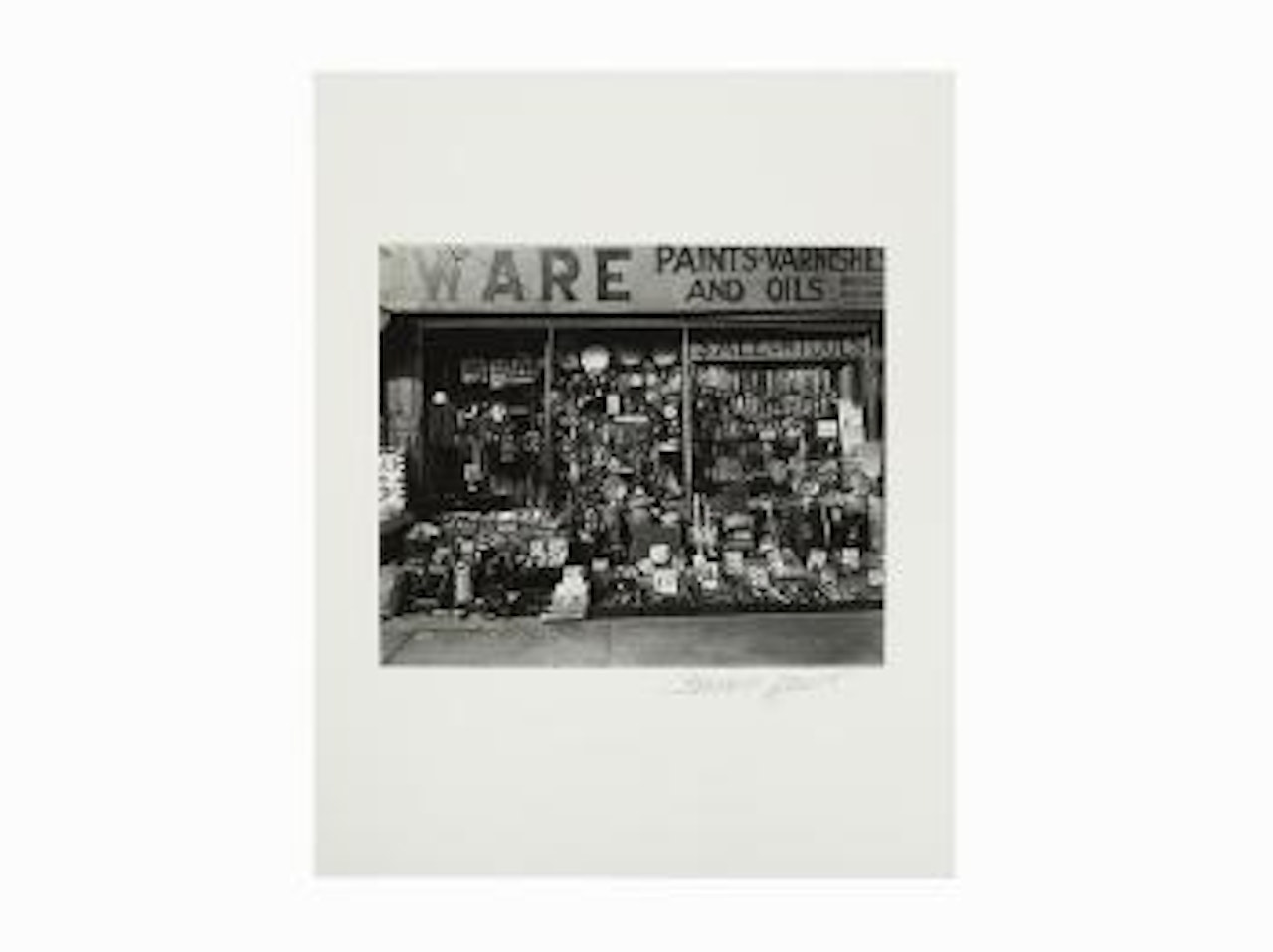 Hardware Store by Berenice Abbott