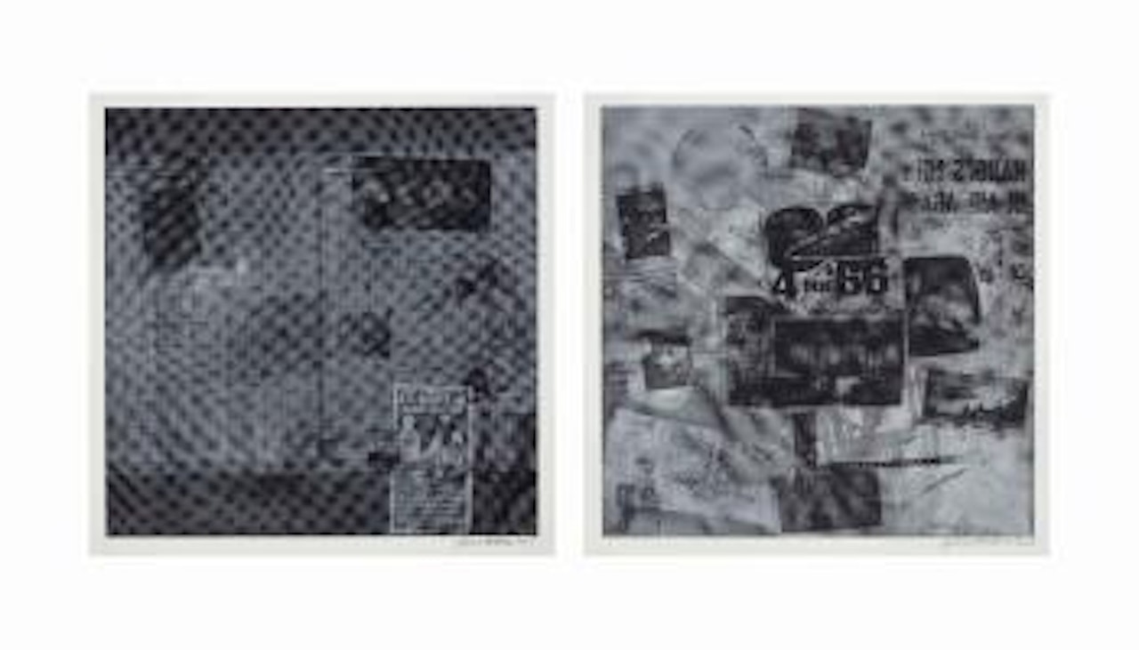 Surface Series, from Currents: Two Plates by Robert Rauschenberg