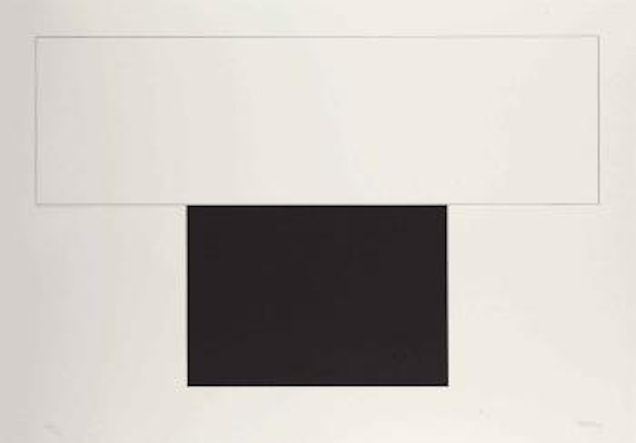 White Bar with Black by Ellsworth Kelly