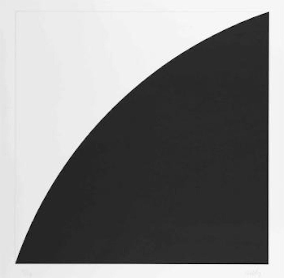 Black Curve I (White Curve I) by Ellsworth Kelly