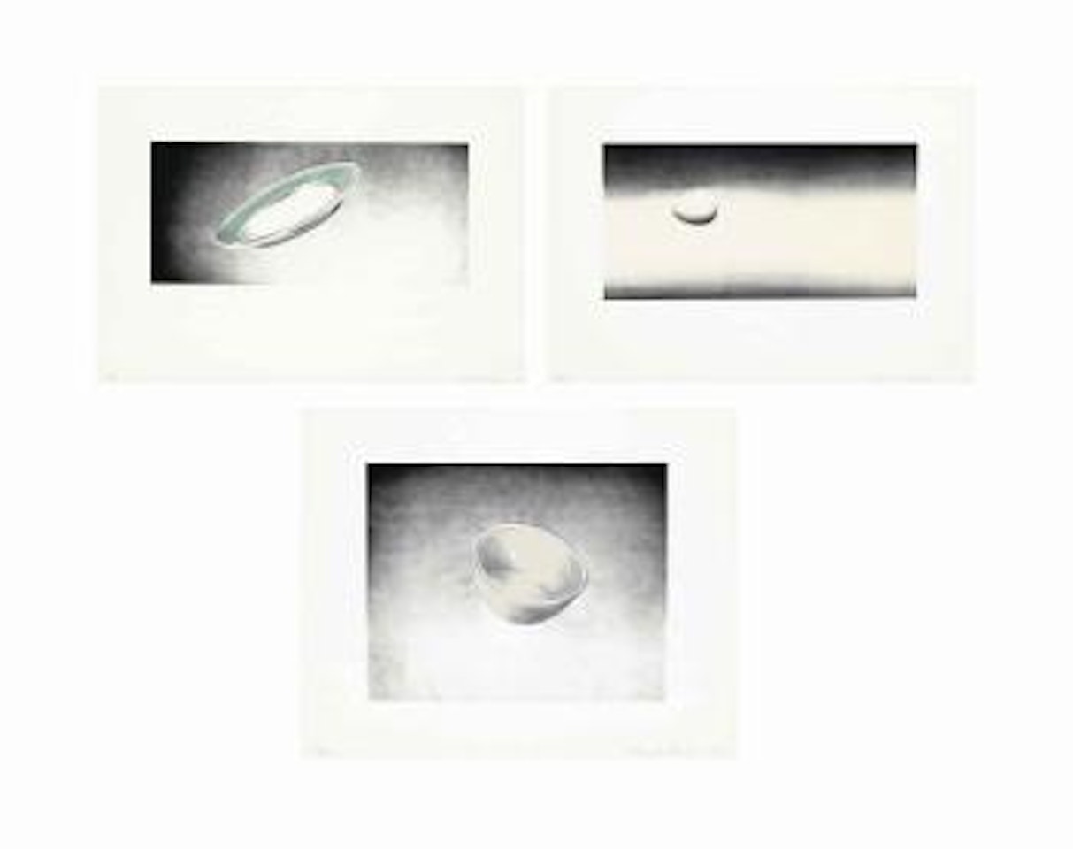 Domestic Tranquility: Three Plates by Ed Ruscha