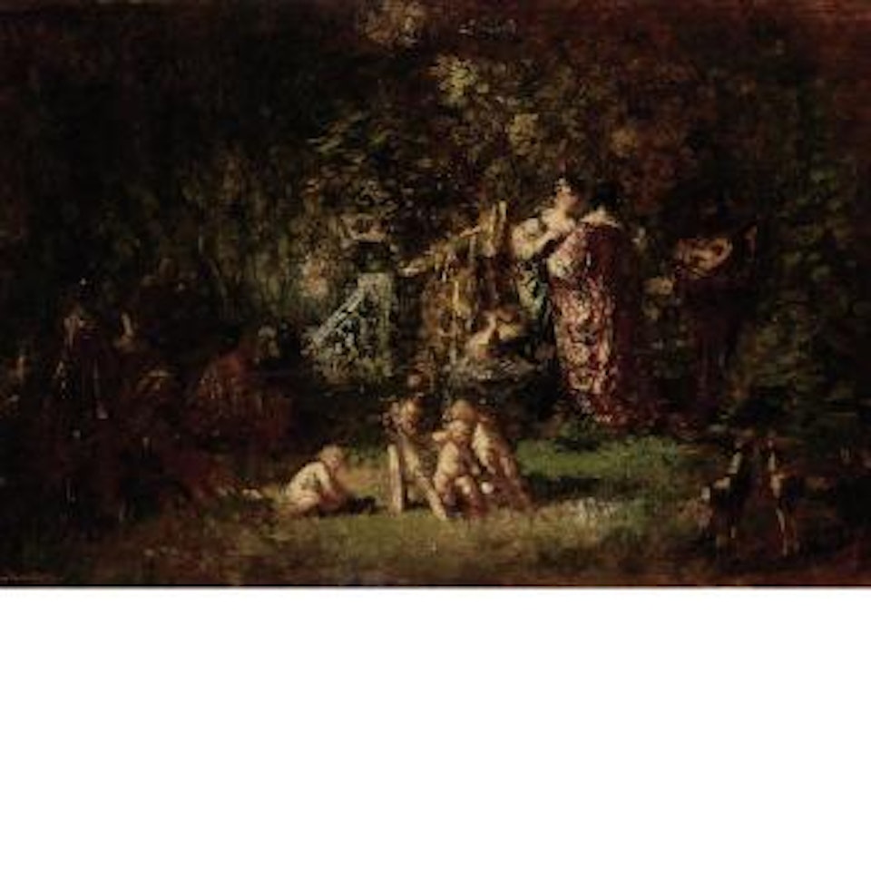 Serenade by Adolphe Monticelli