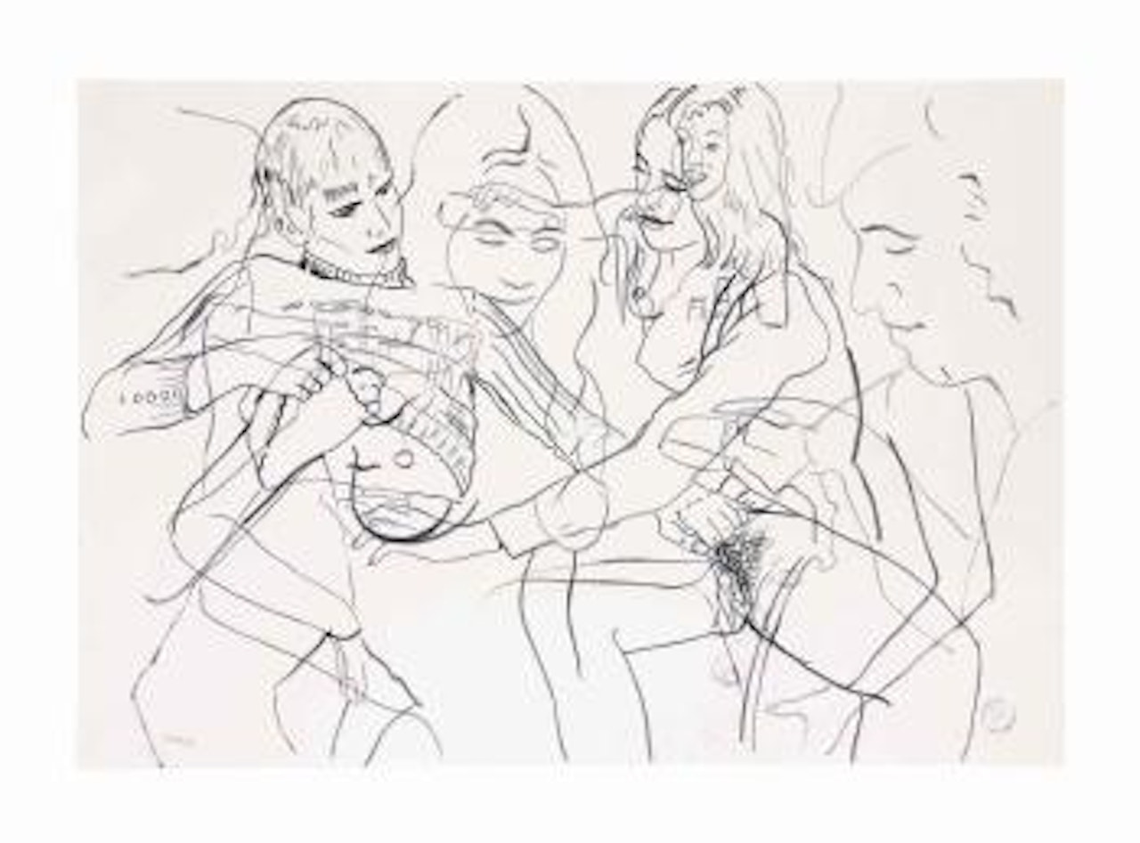 Figurenstudie (Figure study) by Sigmar Polke