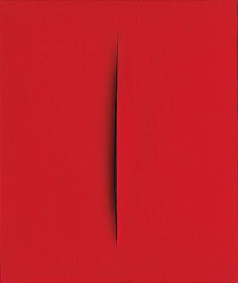 Concetto Spaziale, Attesa by Lucio Fontana