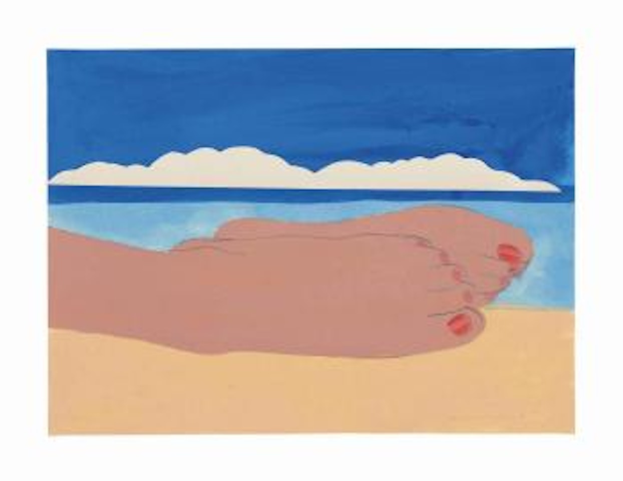 Study for seascape #4 by Tom Wesselmann