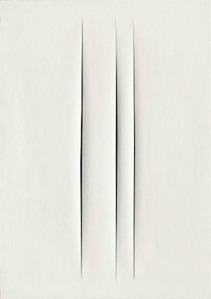 Concetto Spaziale, Attese by Lucio Fontana