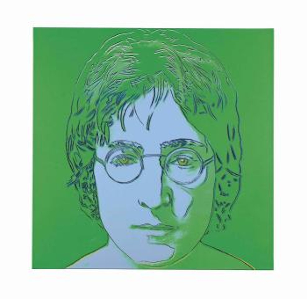 John Lennon (Green) by Andy Warhol