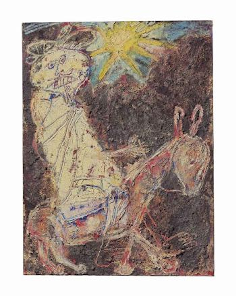 Bédouin sur l’âne (Bedouin on a donkey) by Jean Dubuffet