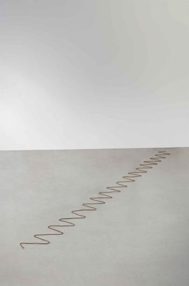 35 Steel staple run by Carl Andre