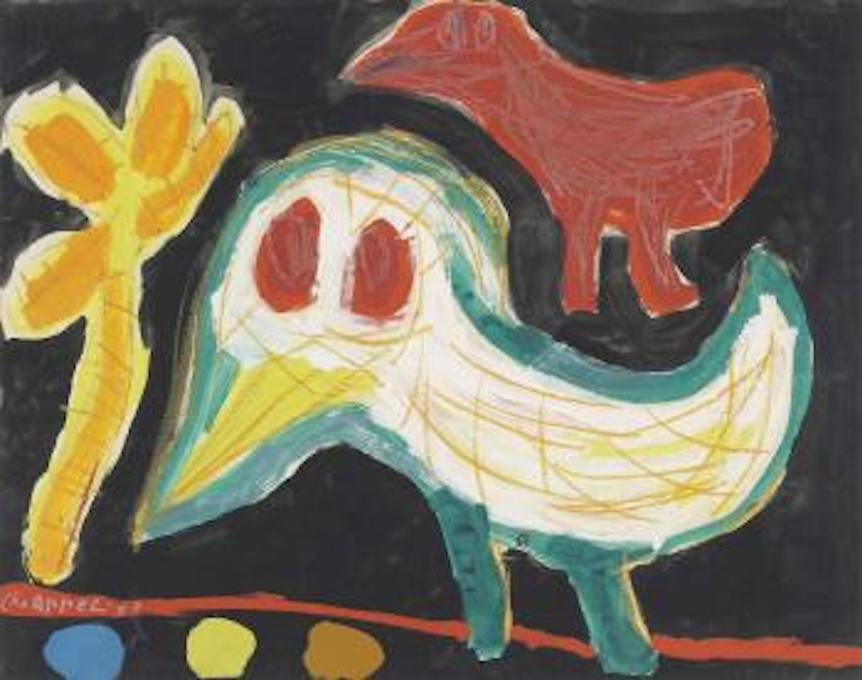 Oiseaux (Birds) by Karel Appel