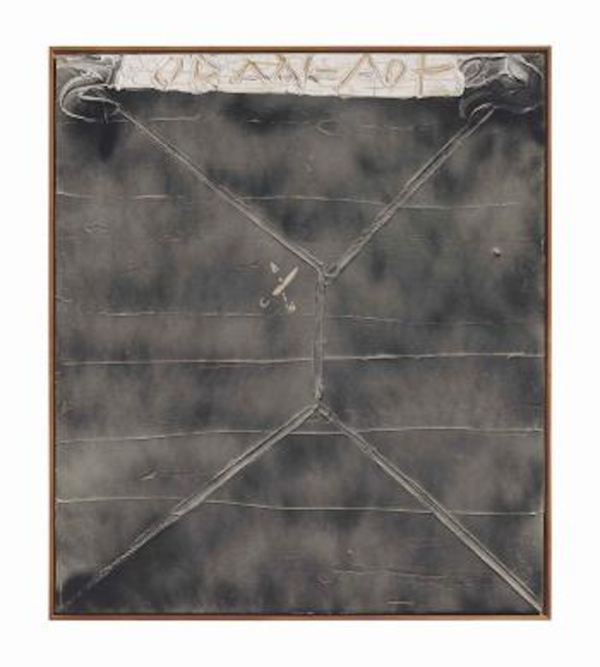 Empremta De Tisores (Imprint of scissors) by Antoni Tapies