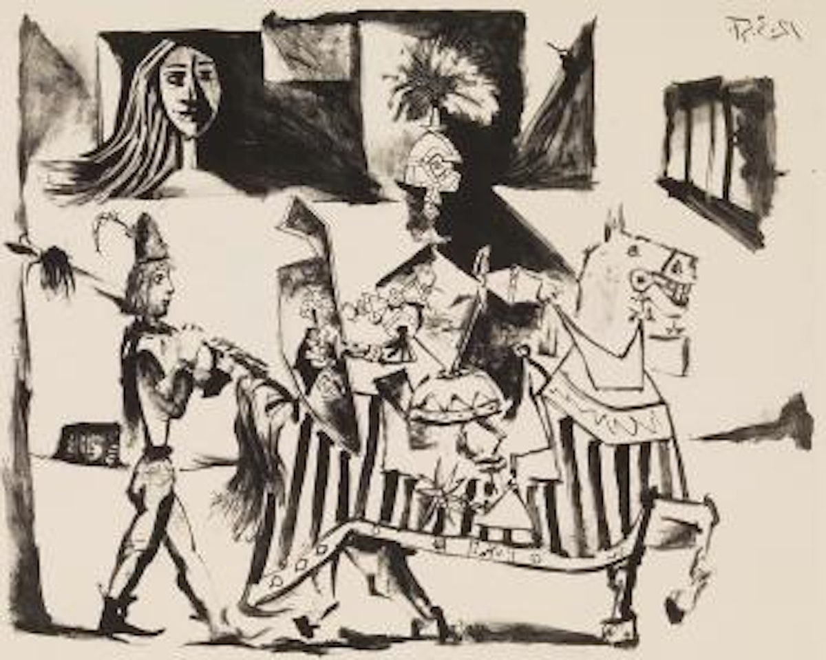 Le départ (12.3.51) by Pablo Picasso