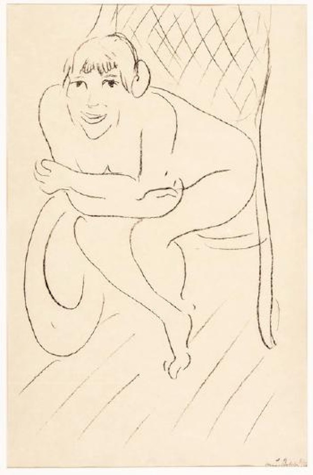 Nu au rocking chair by Henri Matisse
