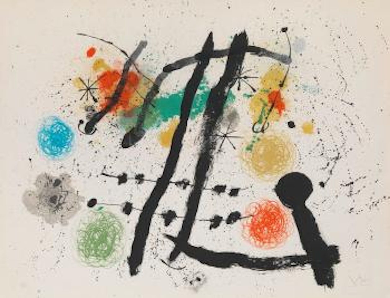 Hors du cercle by Joan Miró