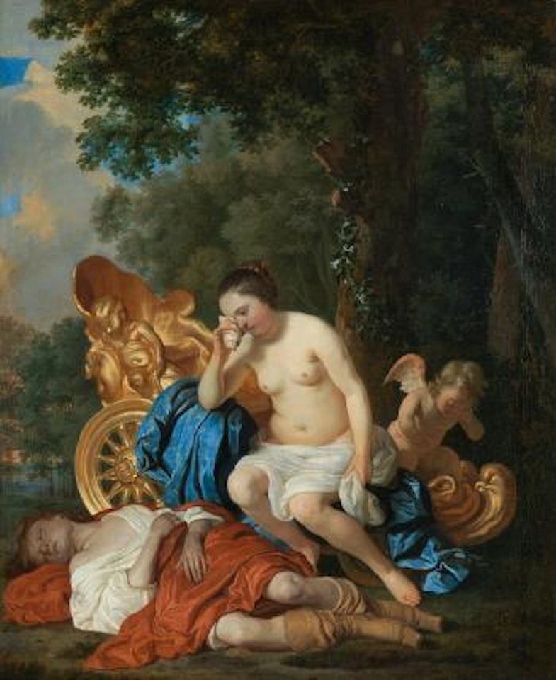 Venus und Adonis by Jacob van Loo