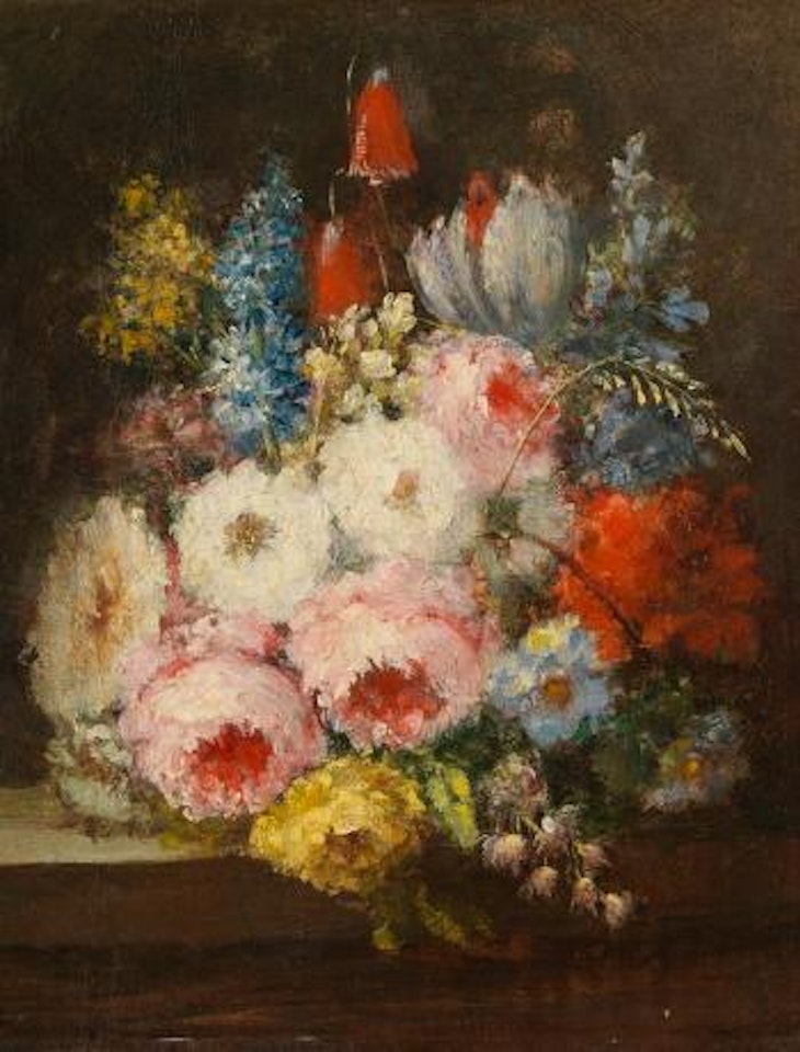 Blumenstillleben by Adolphe Monticelli