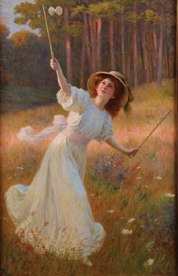 Jeune fille au diabolo by Leopold Franz Kowalsky