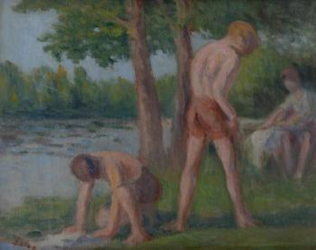 Baigneurs by Maximilien Luce