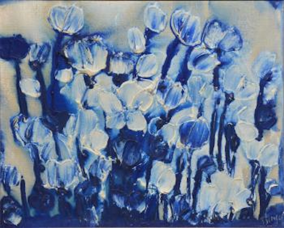 Composition aux coquelicots blancs by Thanos Tsingos