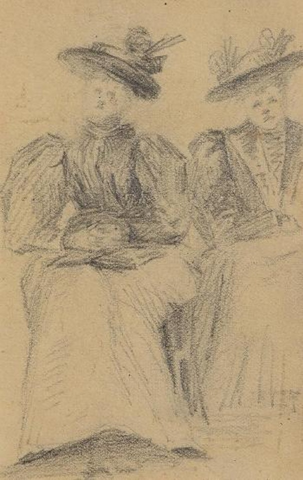 Two Ladies by William Conor