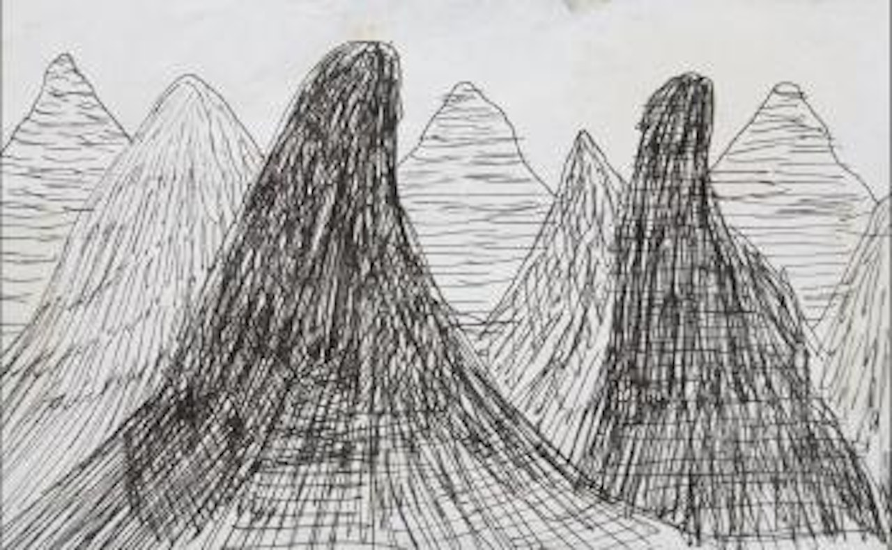Mountains by David Hockney