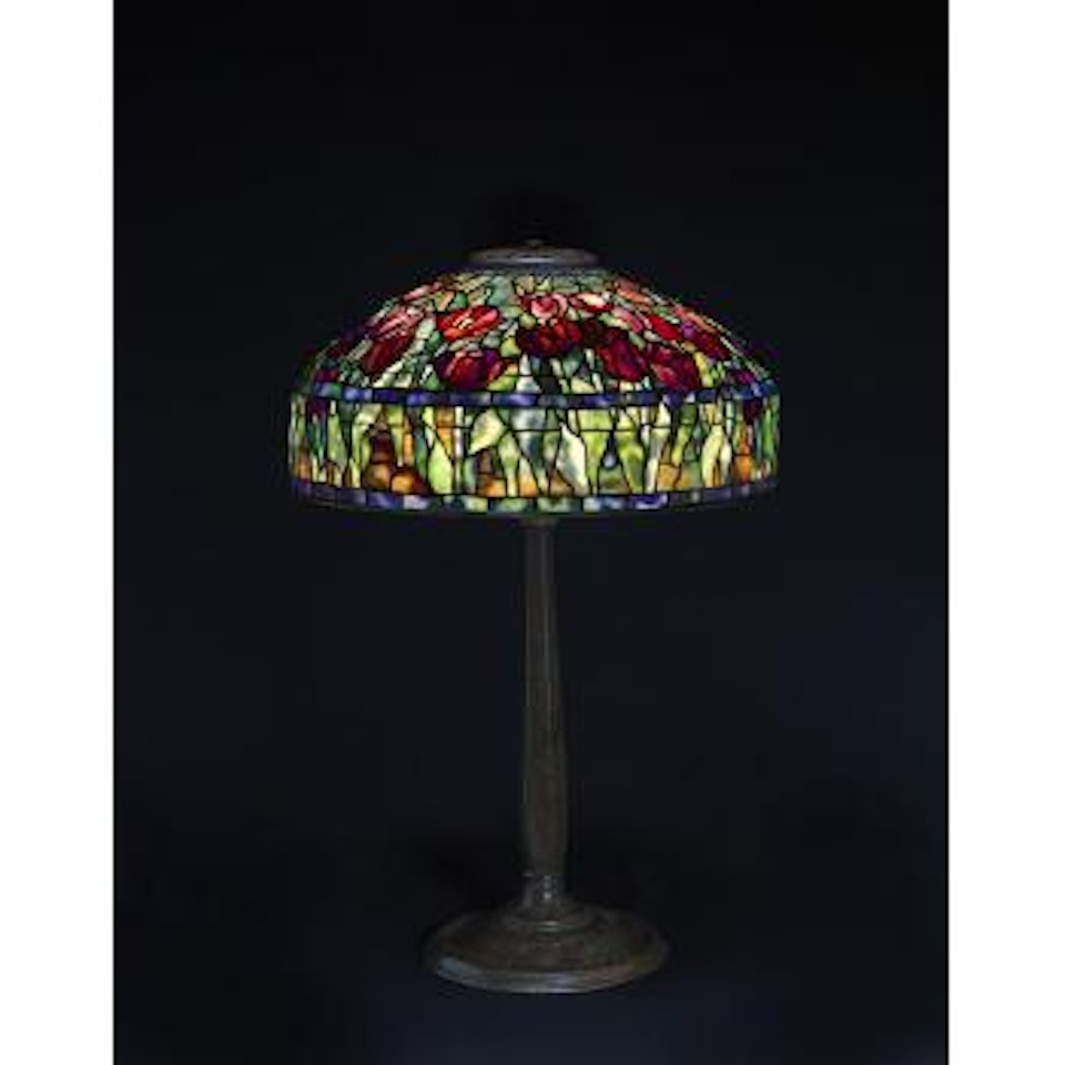 Tulip table lamp by Tiffany Studios