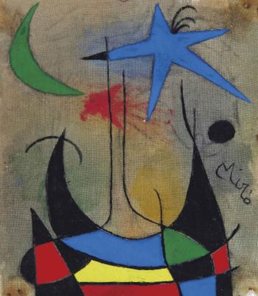 Femme Amoureuse De L'étoile Filante by Joan Miró