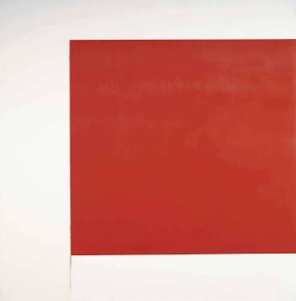 Exposed Painting Cadmium Red Pale by Callum Innes