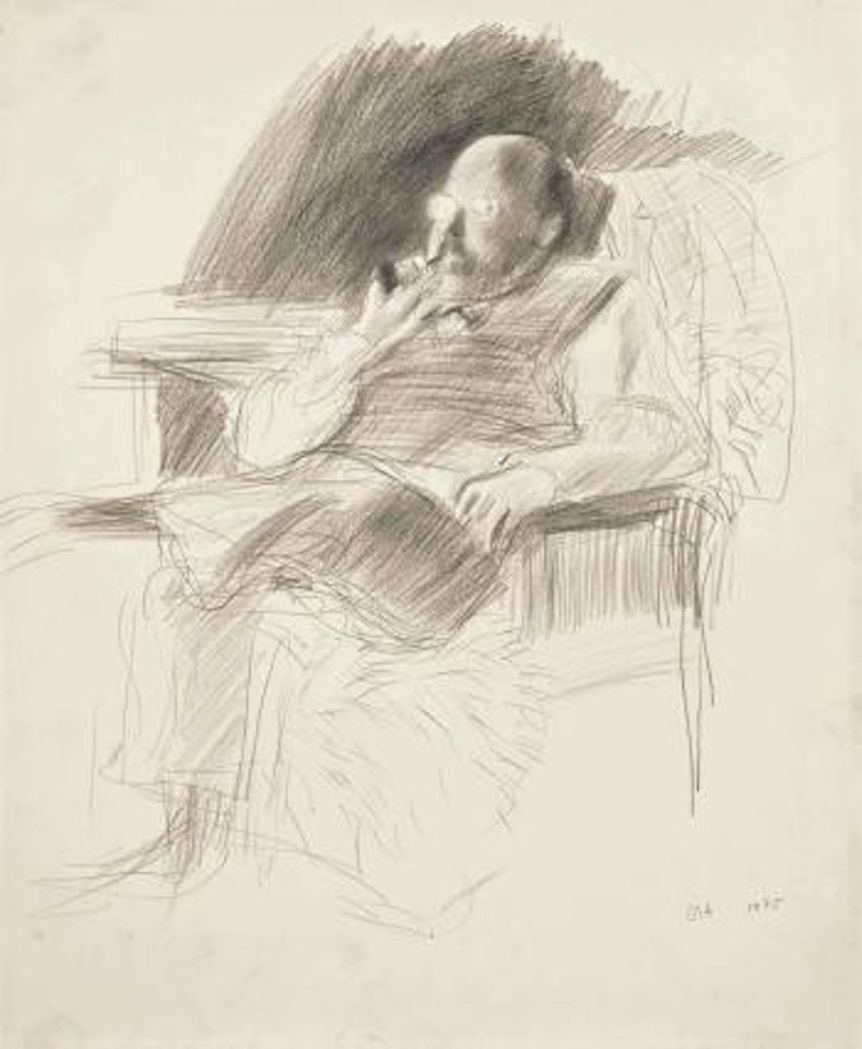 Henry In Candle Light by David Hockney