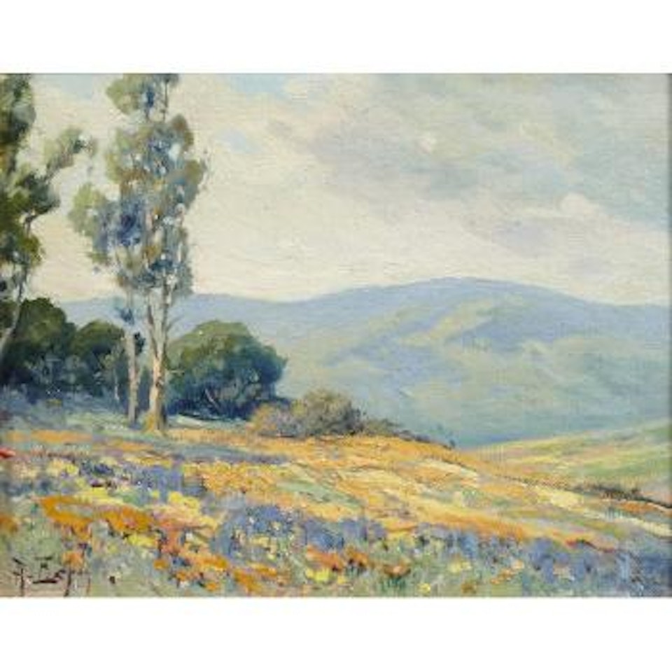 Landscape with wildflowers by Angel Espoy