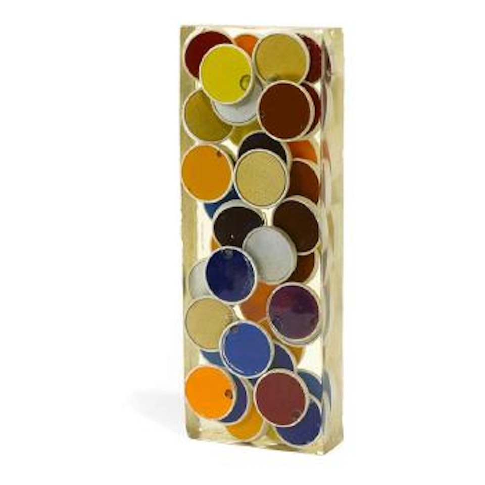 Accumulation from the work 'Paintbox' by Arman
