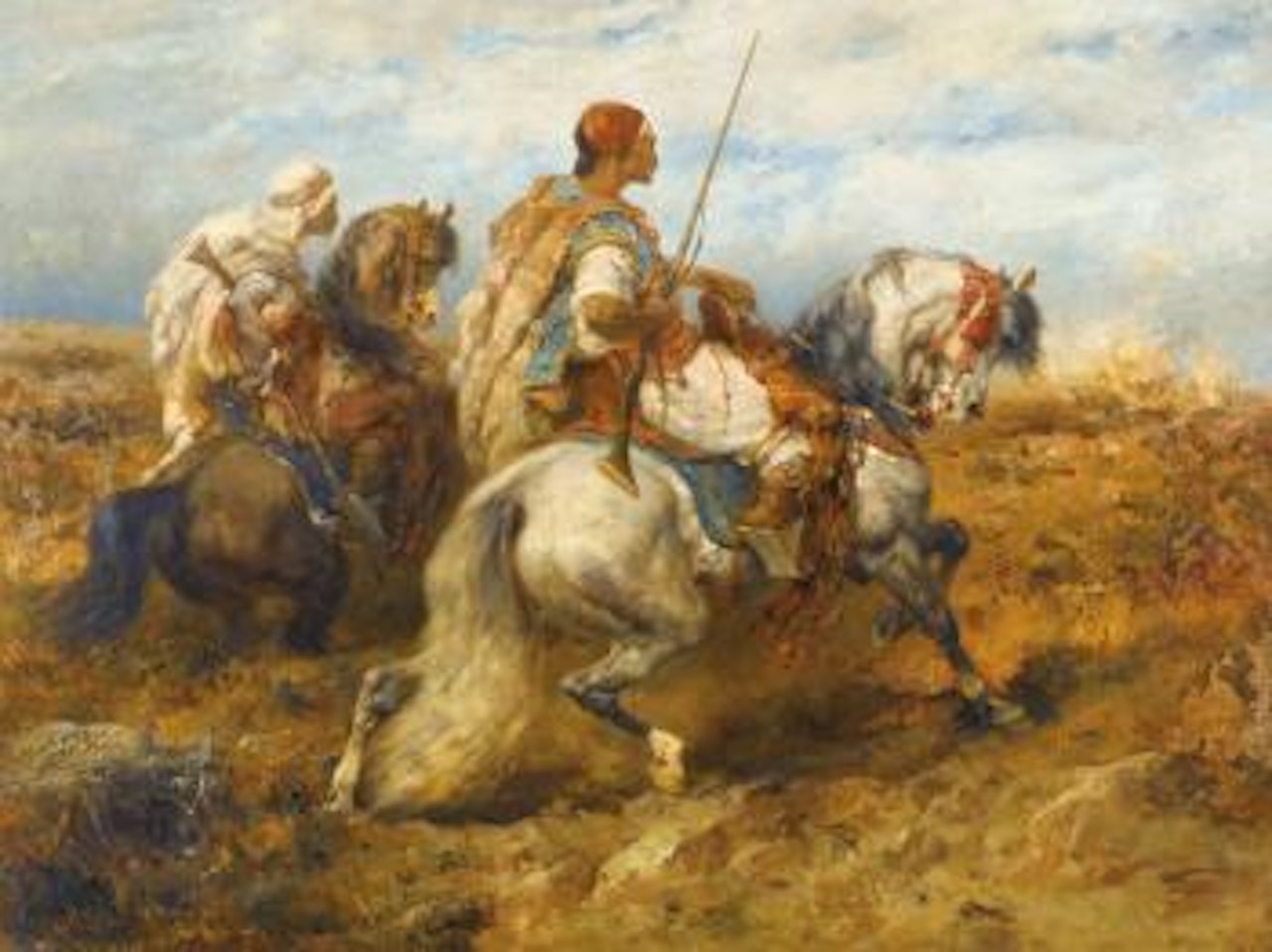 Cavaliers by Adolf Schreyer