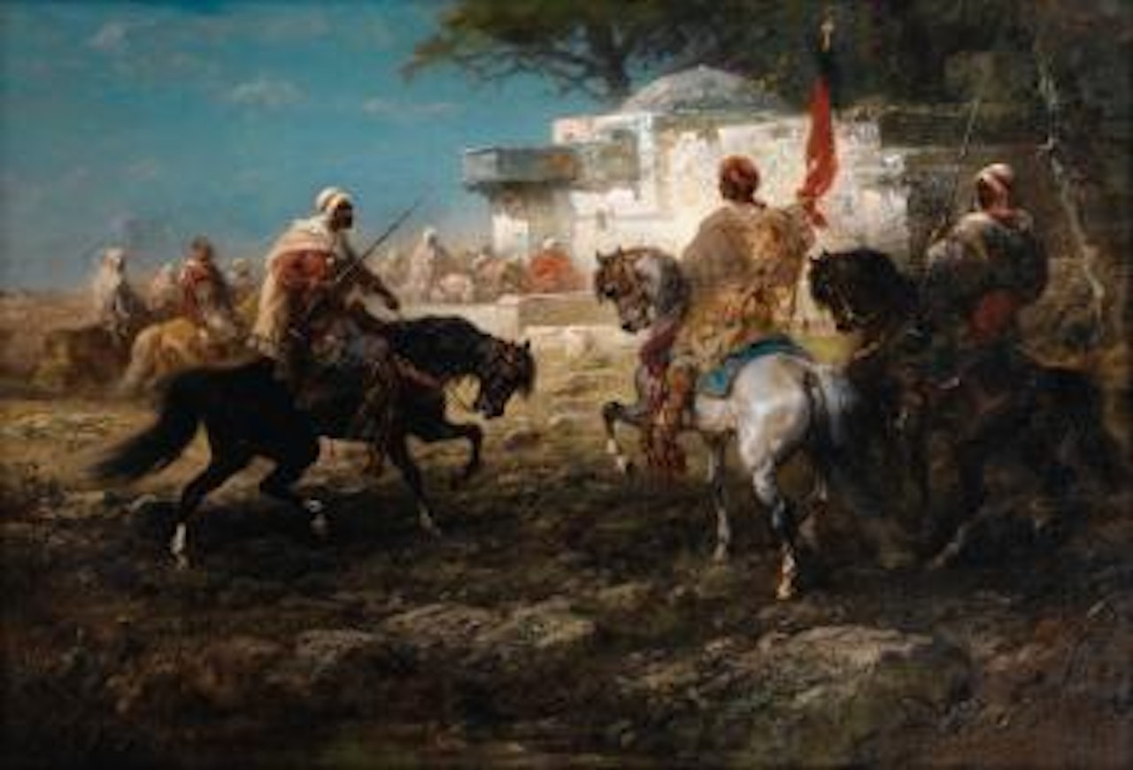 Le Porte-étendard by Adolf Schreyer