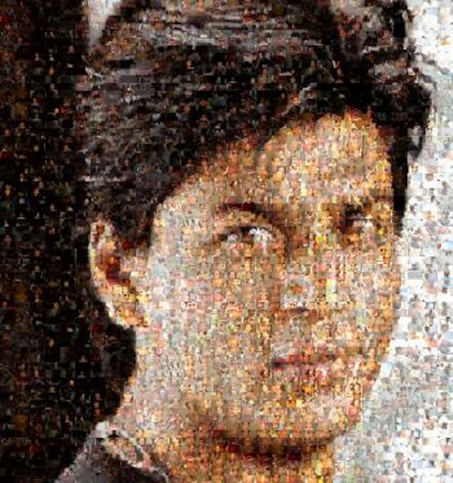 Ommatidia III (Shah Rukh Khan) by Rashid Rana