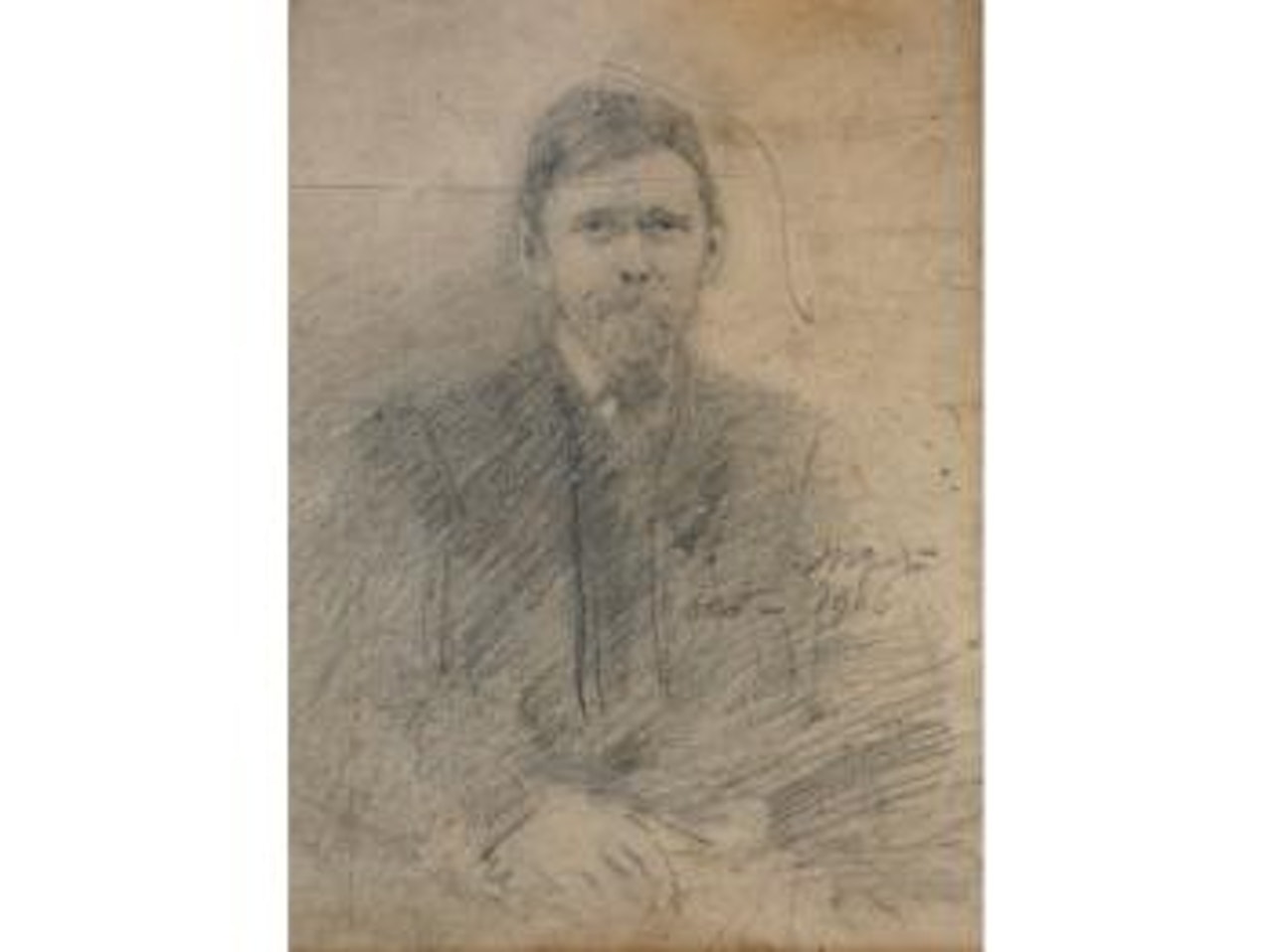 Portrait of Stephen Lucius Gwynn (1864-1950), Irish journalish, biographer, author, poet and Protestant nationalist politician by John Butler Yeats