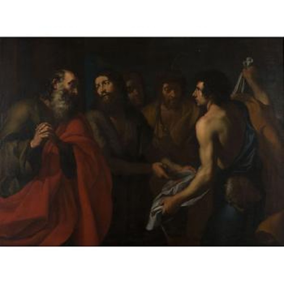 La tunique ensanglantée de Joseph rapportée à Jacob by Neapolitan School