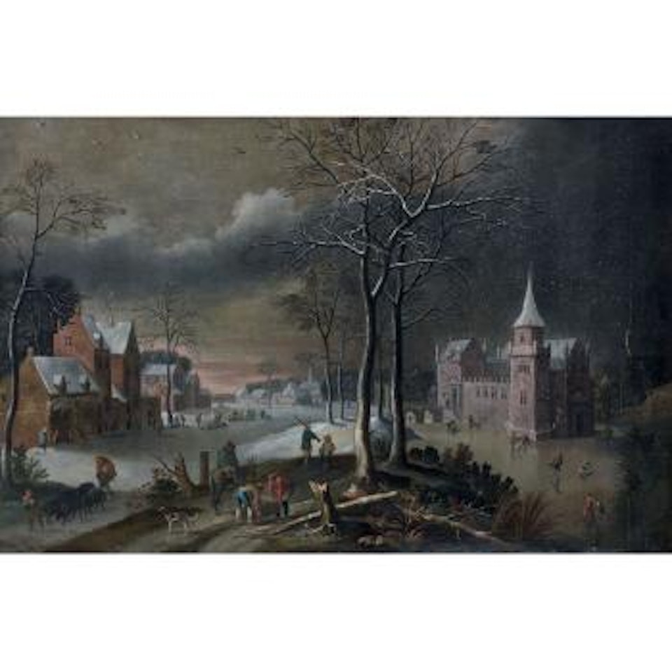 Paysage d’hiver by Jan Abrahamsz. Beerstraten